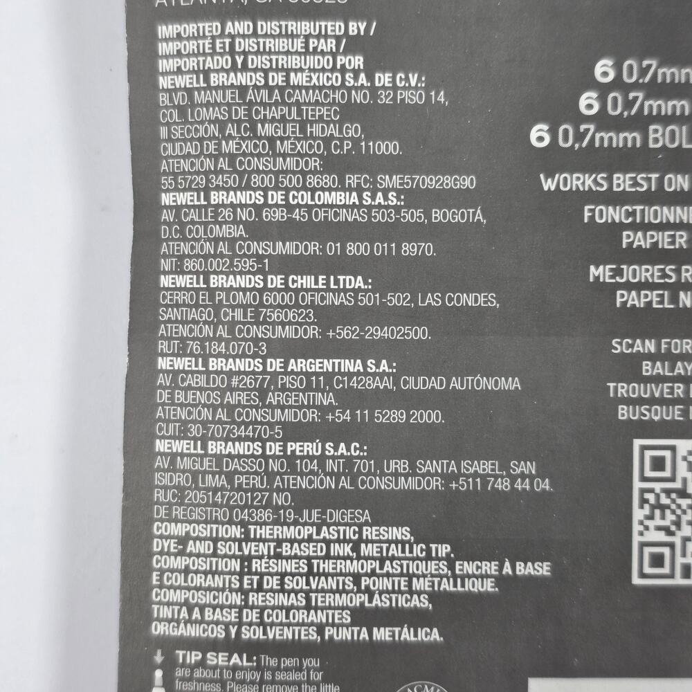 Paper Mate InkJoy Gel Pens 0.7mm Medium Point Bright Colors 6 Pack New - Picture 12 of 12